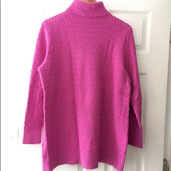 NEW Lands’ End Textured Sweater, XL - Picture 3 of 6
